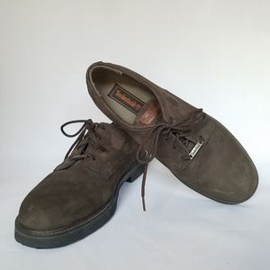 Timberland Nubuck Oxford Brown Size: 9M